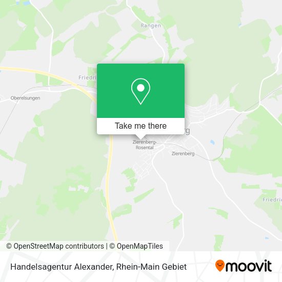 Карта Handelsagentur Alexander