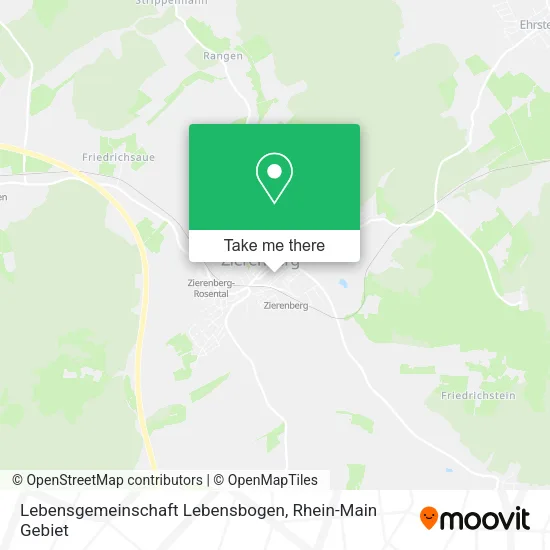 Карта Lebensgemeinschaft Lebensbogen