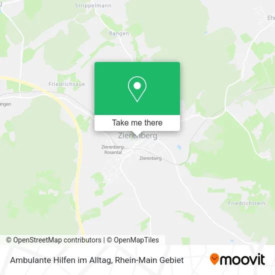 Карта Ambulante Hilfen im Alltag