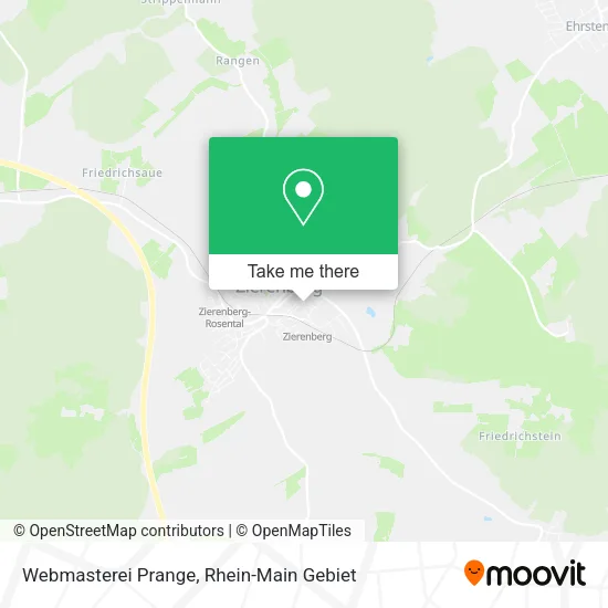 Карта Webmasterei Prange