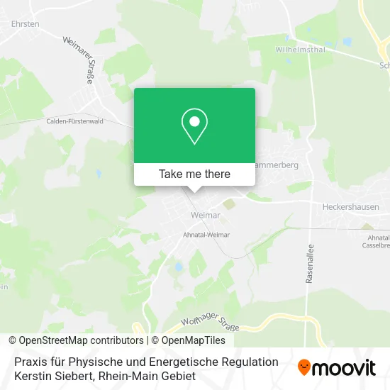 Карта Praxis für Physische und Energetische Regulation Kerstin Siebert