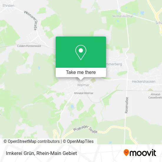 Карта Imkerei Grün