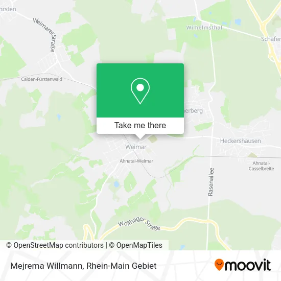 Карта Mejrema Willmann