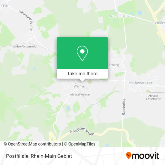 Карта Postfiliale