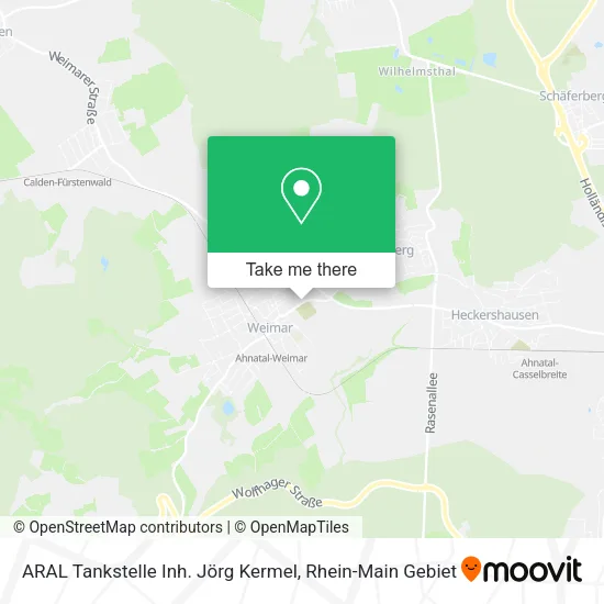 Карта ARAL Tankstelle Inh. Jörg Kermel