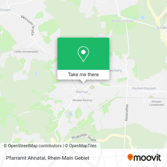 Карта Pfarramt Ahnatal