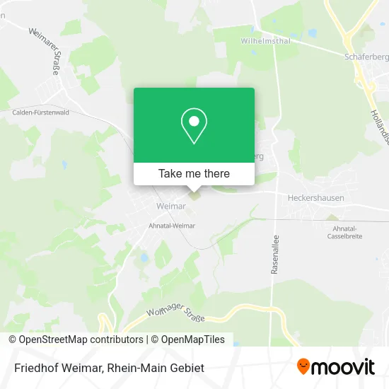 Карта Friedhof Weimar