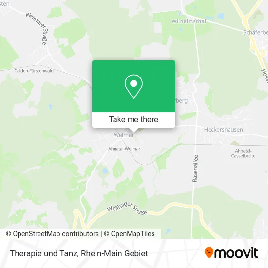 Карта Therapie und Tanz