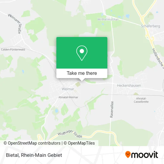 Bietal map