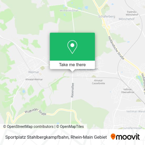 Карта Sportplatz Stahlbergkampfbahn
