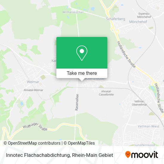 Карта Innotec Flachachabdichtung