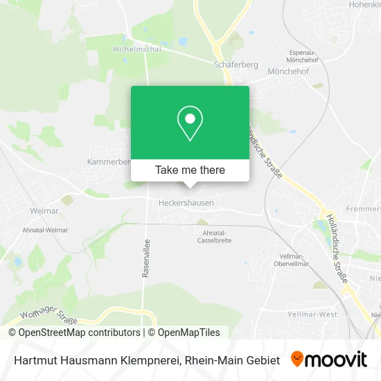 Hartmut Hausmann Klempnerei map