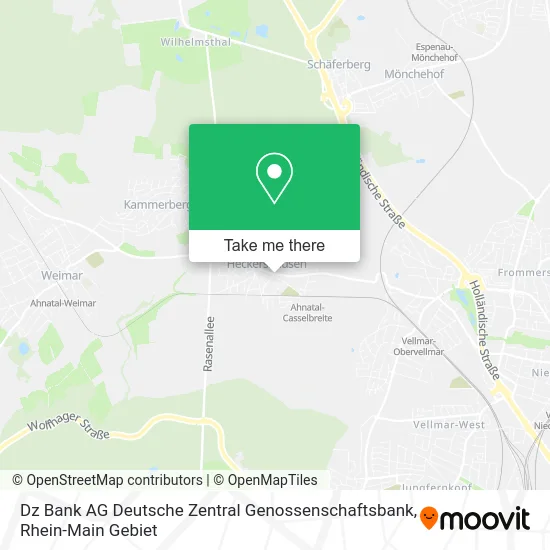 Карта Dz Bank AG Deutsche Zentral Genossenschaftsbank