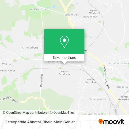 Карта Osteopathie Ahnatal