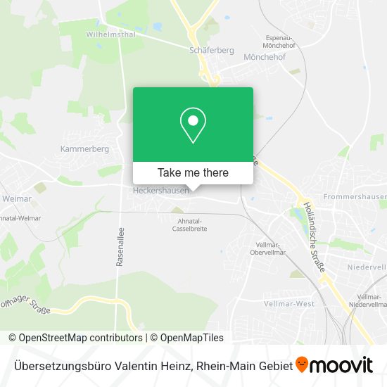 Карта Übersetzungsbüro Valentin Heinz