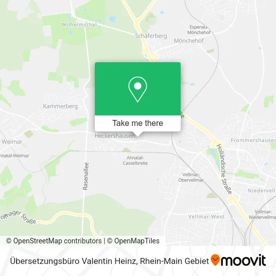 Карта Übersetzungsbüro Valentin Heinz