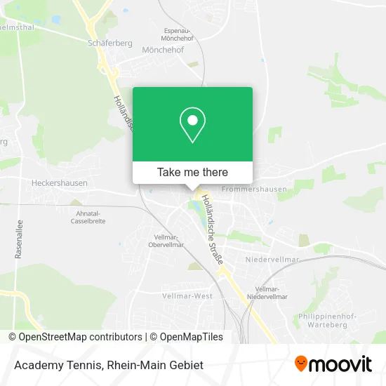 Карта Academy Tennis