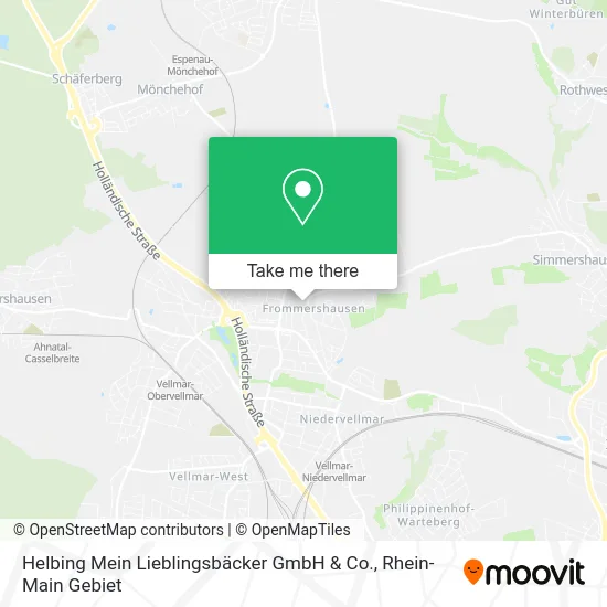 Карта Helbing Mein Lieblingsbäcker GmbH & Co.