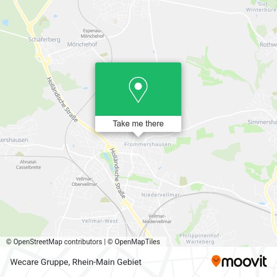 Карта Wecare Gruppe