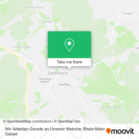 Карта Wir Arbeiten Gerade an Unserer Website