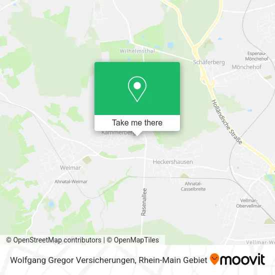 Карта Wolfgang Gregor Versicherungen