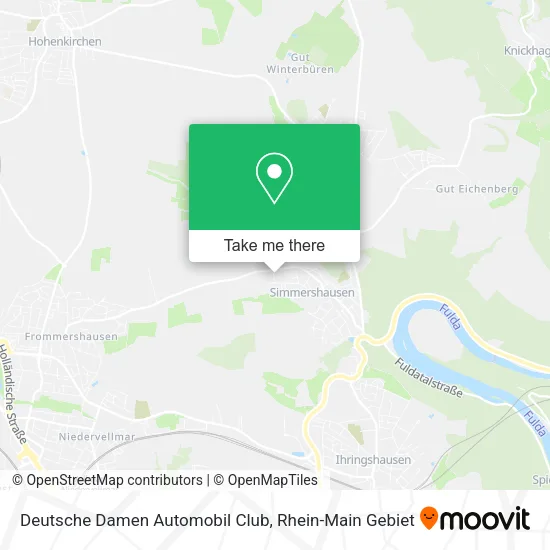 Карта Deutsche Damen Automobil Club