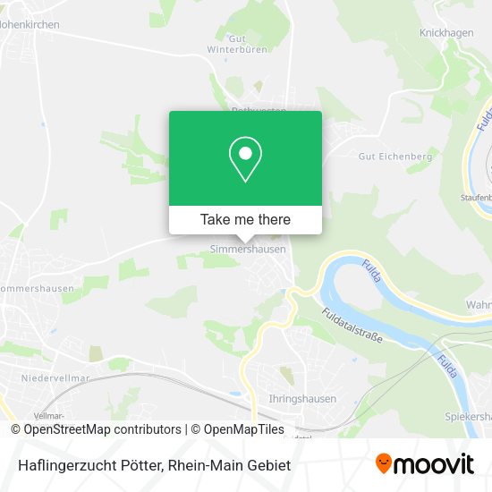Карта Haflingerzucht Pötter