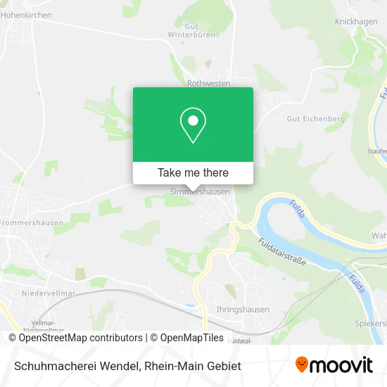 Карта Schuhmacherei Wendel