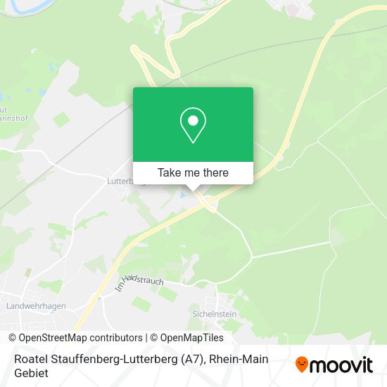 Карта Roatel Stauffenberg-Lutterberg (A7)