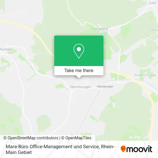 Карта Mara-Büro Office-Management und Service