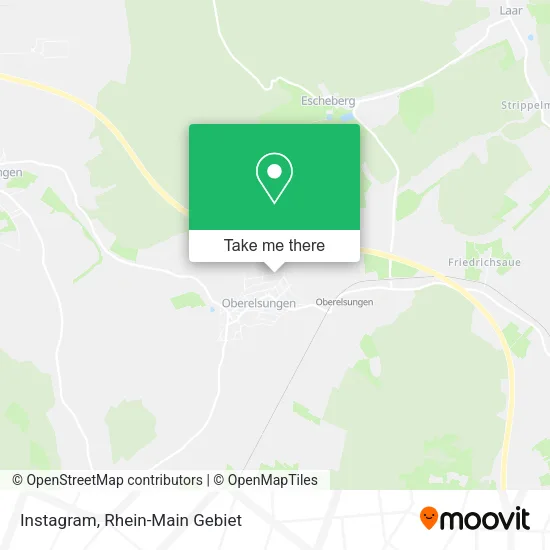 Карта Instagram