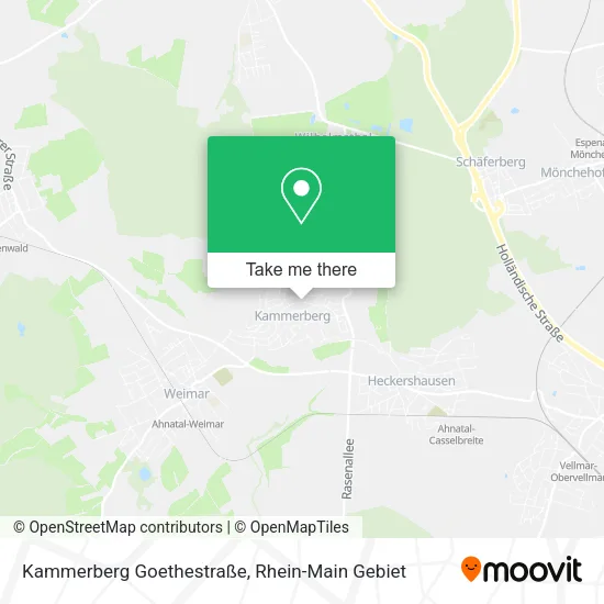 Карта Kammerberg Goethestraße