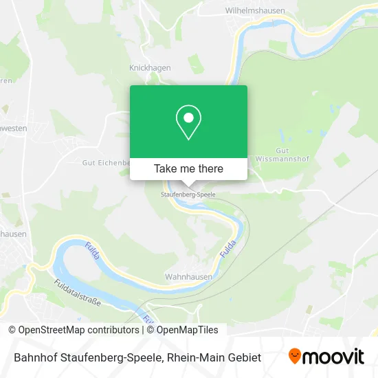 Bahnhof Staufenberg-Speele map