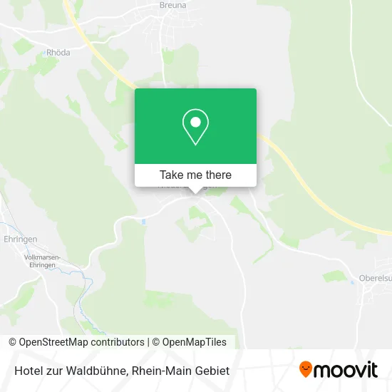 Карта Hotel zur Waldbühne