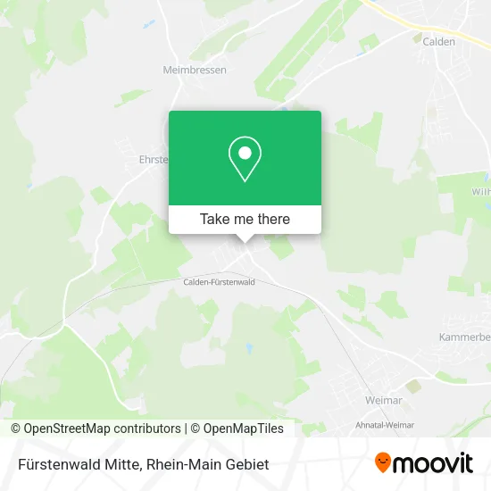 Карта Fürstenwald Mitte