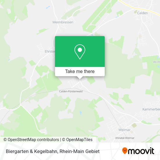 Карта Biergarten & Kegelbahn