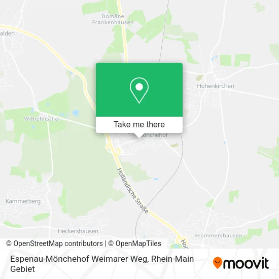 Карта Espenau-Mönchehof Weimarer Weg