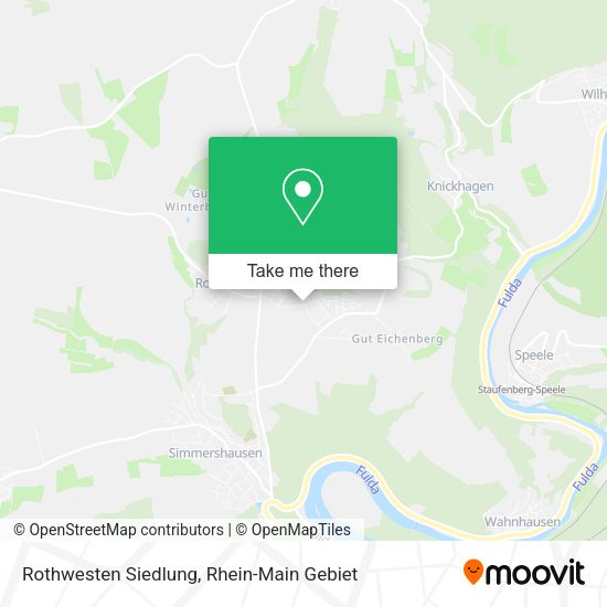 Карта Rothwesten Siedlung
