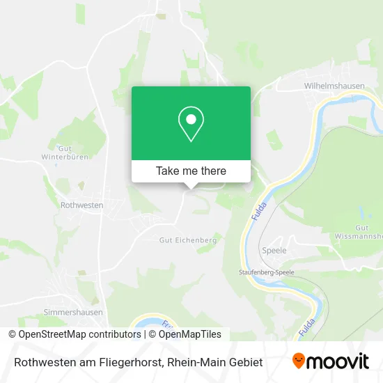 Карта Rothwesten am Fliegerhorst