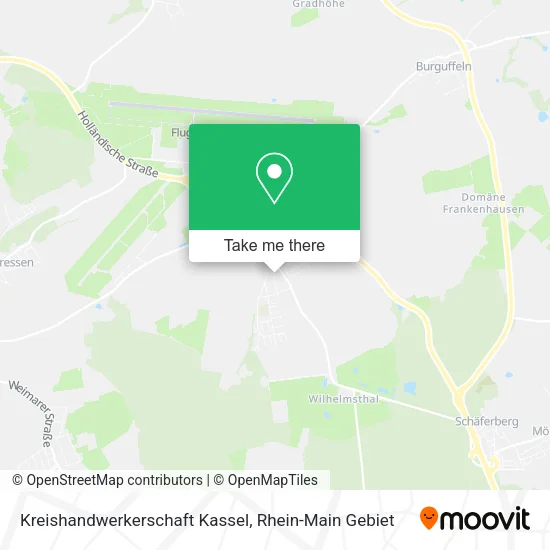 Карта Kreishandwerkerschaft Kassel