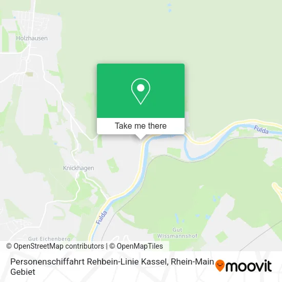 Карта Personenschiffahrt Rehbein-Linie Kassel