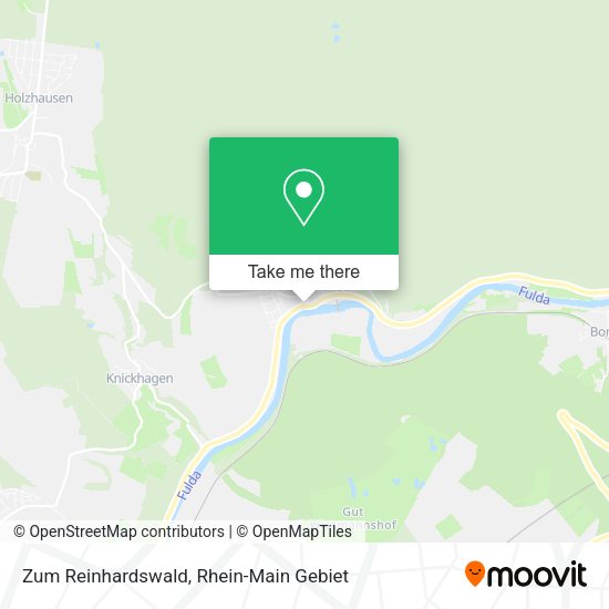 Карта Zum Reinhardswald