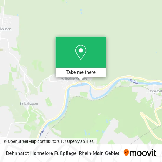 Карта Dehnhardt Hannelore Fußpflege