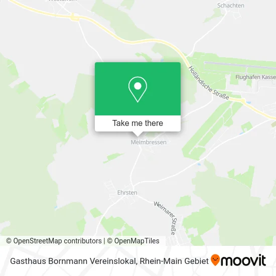 Карта Gasthaus Bornmann Vereinslokal