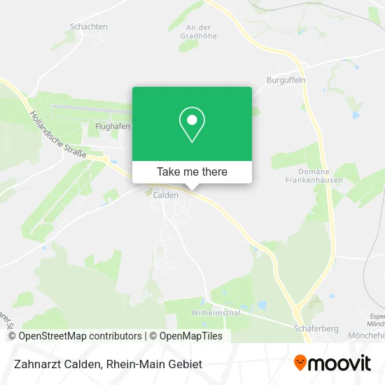 Карта Zahnarzt Calden