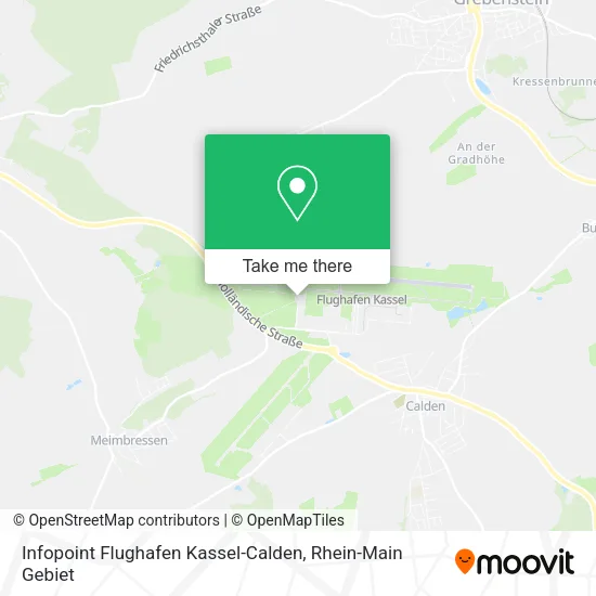Карта Infopoint Flughafen Kassel-Calden