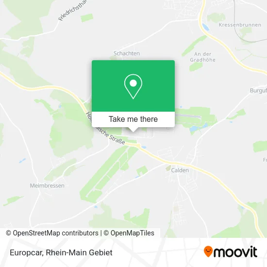 Карта Europcar