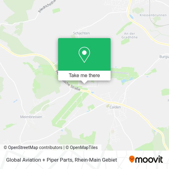 Карта Global Aviation + Piper Parts