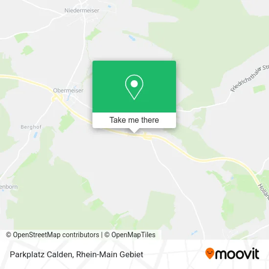 Карта Parkplatz Calden