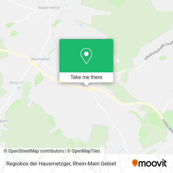 Карта Regiobox der Hausmetzger